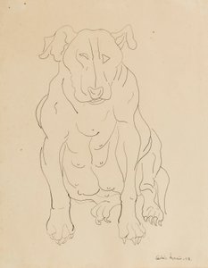 Le bouledogue de Nancy Morris - Cedric Morris
