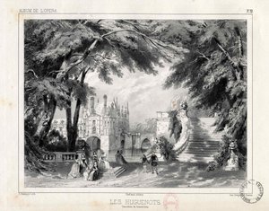 Le château et les jardins du Château de Chenonceaux, 1836 - Celestin Deshayes