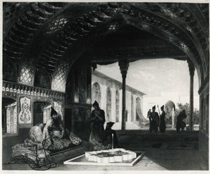 La salle des miroirs dans le palais du Sardar d
