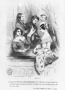 La loge des Premiers Gentilshommes, illustration de 