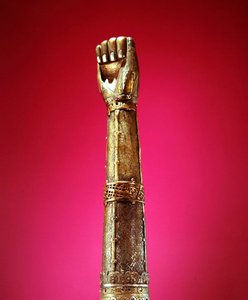Reliquaire du bras de Saint Lachtin, Donaghmore, Comté de Cork, époque viking, c.1120 AD - Celtic
