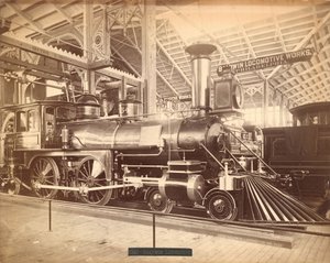 Locomotive Baldwin, "No. 1154", Exposition du Centenaire, Philadelphie - Centennial Photographic Co.