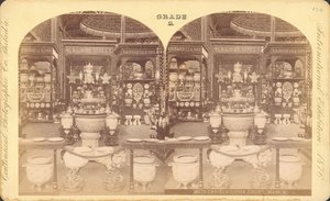 Vue de la cour chinoise, bâtiment principal, Exposition du Centenaire, Philadelphie - Centennial Photographic Co.