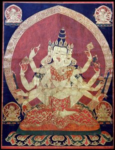 Guhyasamaja Akshobhyavajra Thanka, 17ème siècle - Central Asian Art.