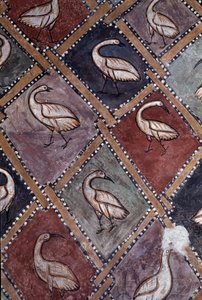 Oiseaux (détail) - Central Italian School