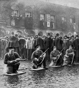 Affrontement à Sidney Street, Stepney, Londres, 3 janvier 1911 - Central Press