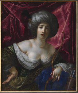 Femme représentée comme la déesse Diane
