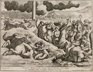 Les Israélites traversant la mer Rouge d