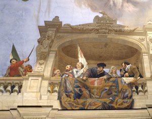 Ettore, Andrea Doria, F. Ferrucci, M. Colonna et Doge Morosini (détail)