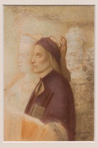 Portrait de Dante, par Cesare Mussini, vers 1844 - Cesare Mussini