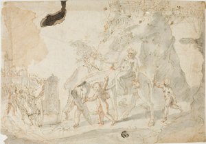 Triomphe de Bacchus avec Silène ivre sur un âne
