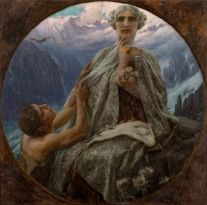 Le sommet de la montagne. La Reine des neiges - Cesare Saccaggi