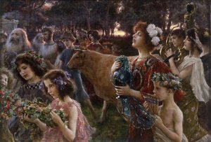 La Procession - Cesare Saccaggi