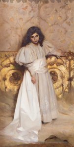 Portrait de la fille Irène - Cesare Tallone