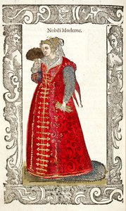 Nobili Moderne. De: De gli habiti antichi et moderni, 1598 - Cesare Vecellio