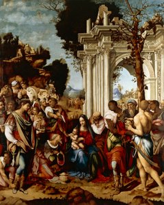 Adoration des Mages, par Cesare da Sesto (1477-1523) - Cesare da Sesto