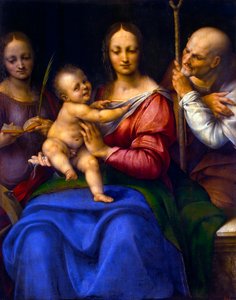 Sainte Famille avec Sainte Catherine, 1515-1520 - Cesare da Sesto