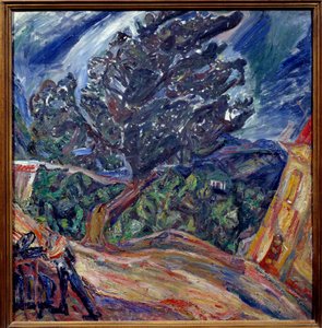 Grand arbre bleu par Chaim Soutine - Chaim Soutine