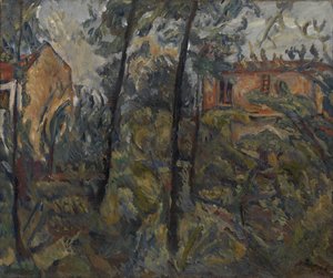 Paysage avec maisons, vers 1918 - Chaim Soutine