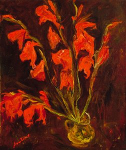 Gladioli rouges, vers 1919 - Chaim Soutine
