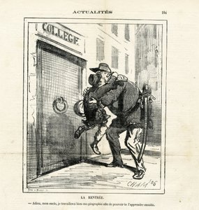 Illustration de Cham (1819-1879) dans Le Charivari - Amédée de Noé