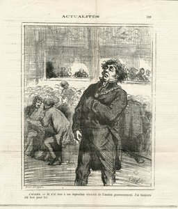 Illustration de Cham (1819-1879) dans Le Charivari