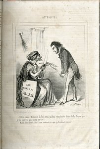 Illustration de Cham dans Le Charivari - Amédée de Noé
