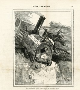 Illustration de Cham (1819-1879) dans Le Charivari