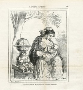 Illustration de Cham (1819-1879) dans Le Charivari - Amédée de Noé