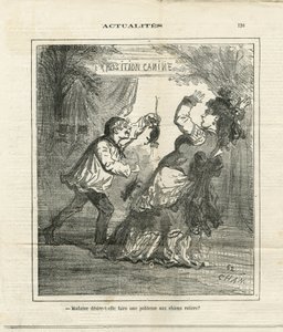 Illustration de Cham dans Le Charivari - Amédée de Noé