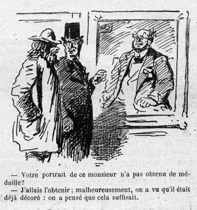 Caricature par Cham (Amédée de Noé)