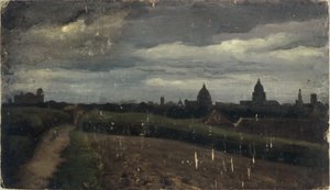 Vue générale de Paris depuis les Gobelins - Charles Emile Cuisin