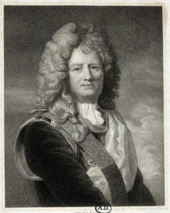 Portrait de Vauban - une peinture de Le Brun - Charles (after) Le Brun
