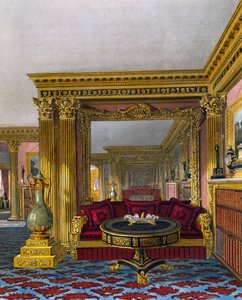 Salon doré, gravure de William James Bennett (1787-1844), d