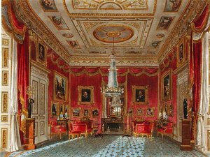 Le salon en satin rose, Carlton House, de 
