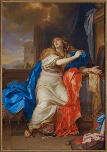 Sainte Madeleine repentante renonce a toutes les vanites de la vie - Saint mary Magdalen renounces all pleasures of life …