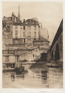 Quai des Orfèvres, Paris, 1886 - Charles Adams Platt
