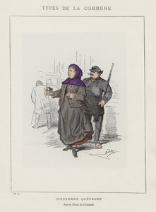 Citoyenne Queteuse, Pour les Blessés de la Commune - Charles Albert d Arnoux Bertall