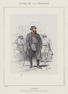 Colonel, commandant les bataillons de la place Vendôme - Charles Albert d Arnoux Bertall