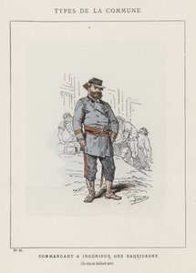Commandant et ingénieur des barricades, Le citoyen Gaillard père - Charles Albert d Arnoux Bertall