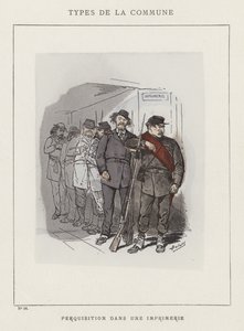 Perquisition dans une imprimerie - Charles Albert d Arnoux Bertall
