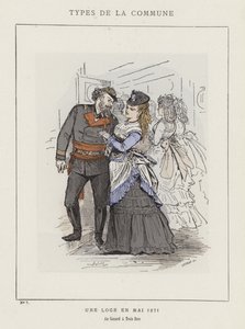 Une Loge en Mai 1871, Au Canard à Trois Becs - Charles Albert d Arnoux Bertall
