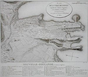 Plan de la ville de Sydney