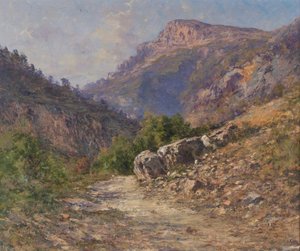 Sentier de montagne dans le Vercors 1917