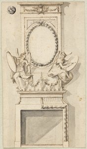 Conception pour une cheminée - Charles Alfred Stothard