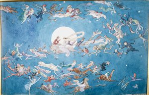 Une Danse autour de la Lune - Charles Altamont Doyle