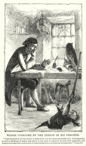 Wilson terrassé par la terreur de son prisonnier - Charles Altamont Doyle