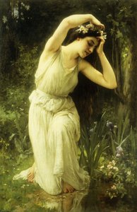 Une nymphe dans la forêt - Charles Amable Lenoir