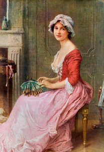 La couturière, fin du 19e ou début du 20e siècle - Charles Amable Lenoir