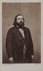 Portrait du poète Théophile Gautier 1811-1872, 1872